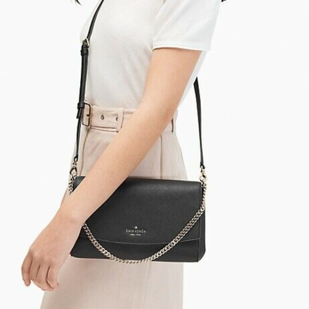 NWT KATE SPADE LAUREN WAY GREER CROSSBODY BAG - BLACK